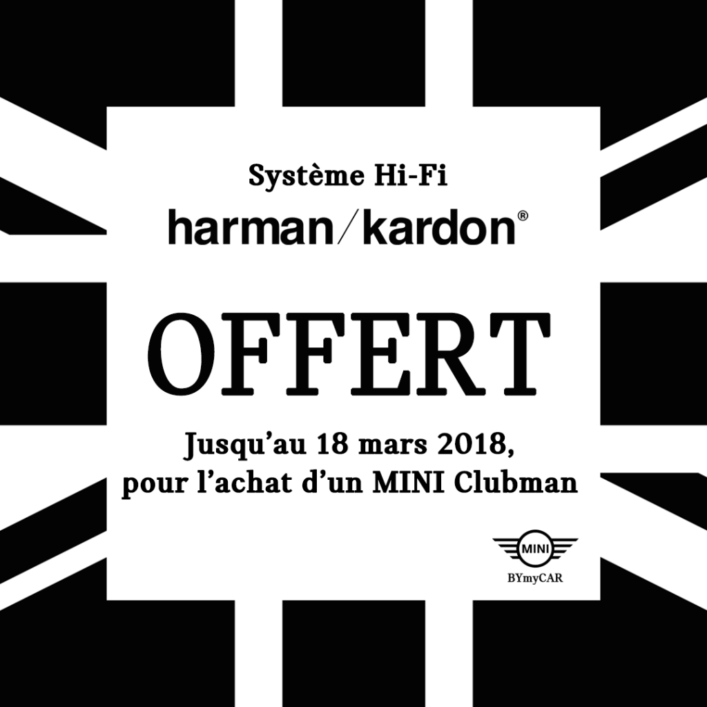 Opération Clubman + Harman Kardon