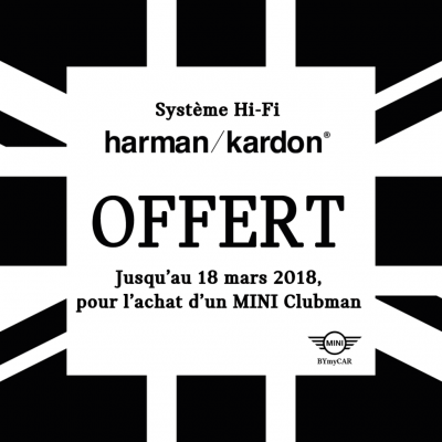 Opération Clubman + Harman Kardon
