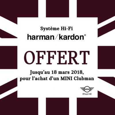 Opération Clubman + Harman Kardon